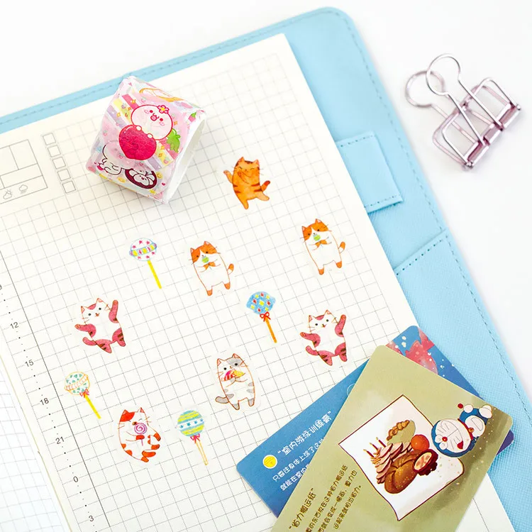Мультфильм конфеты эльфы DIY Скрапбукинг Декоративные наклейки маскирующая лента