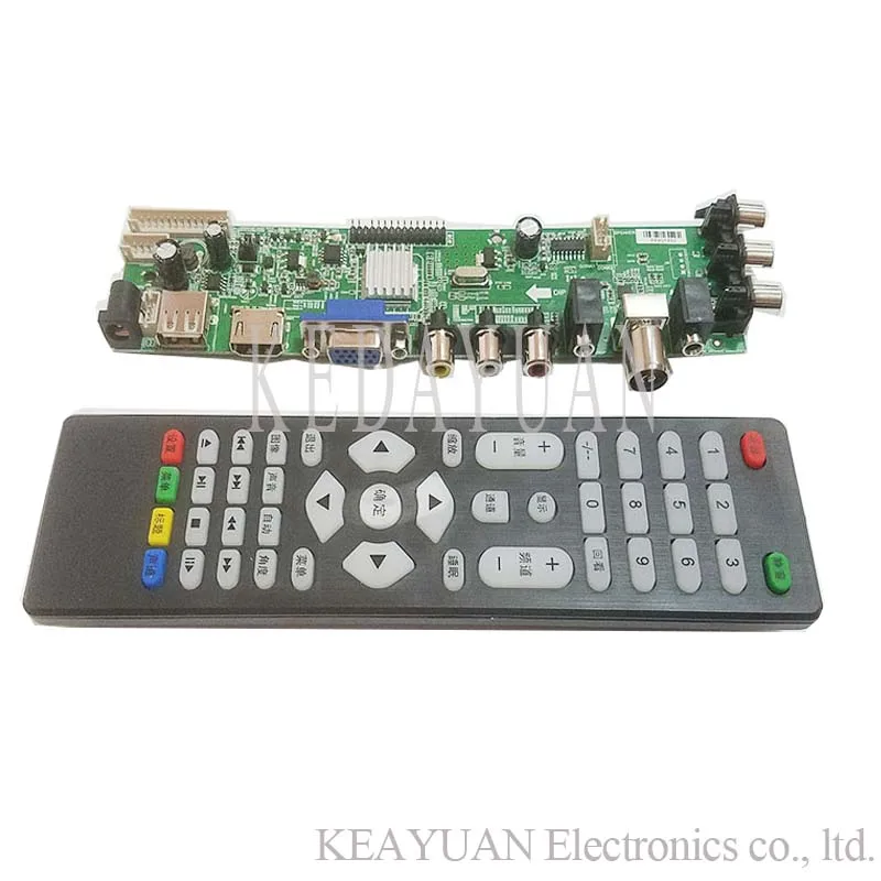 Бесплатная доставка Z.VST.3463.A/A1 DVB T2/DVB T/DVB C плата драйвера контроллера ЖК