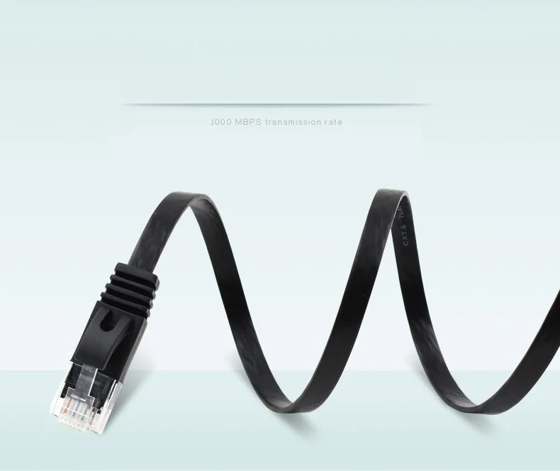 Billig 500 Teile/los 2ft 0,5 M CAT6 KATZE 6 Flach UTP Ethernet Netzwerk Kabel RJ45 Patch LAN Kabel