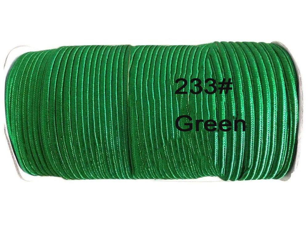 4mm Green Best Flat Nylon Cord+130m/roll Jewelry Accessories Thread Macrame Rope  Bracelet Chinese knot Beading cords