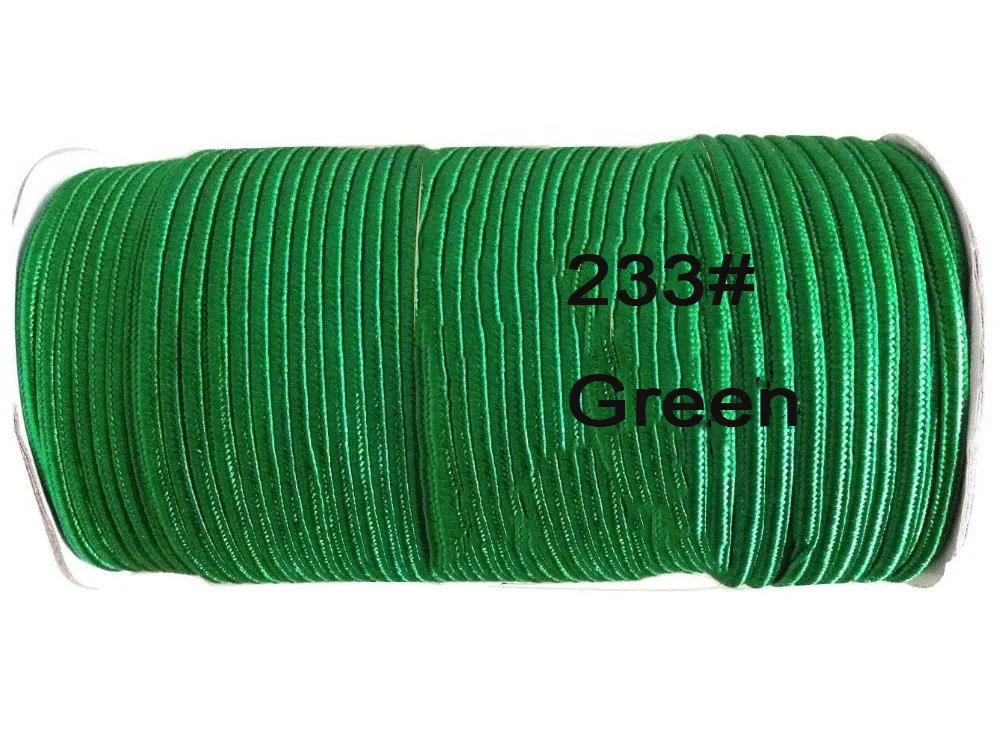 4mm Green Best Flat Nylon Cord+130m/roll Jewelry Accessories Thread Macrame Rope Bracelet Chinese knot Beading cords | Украшения и