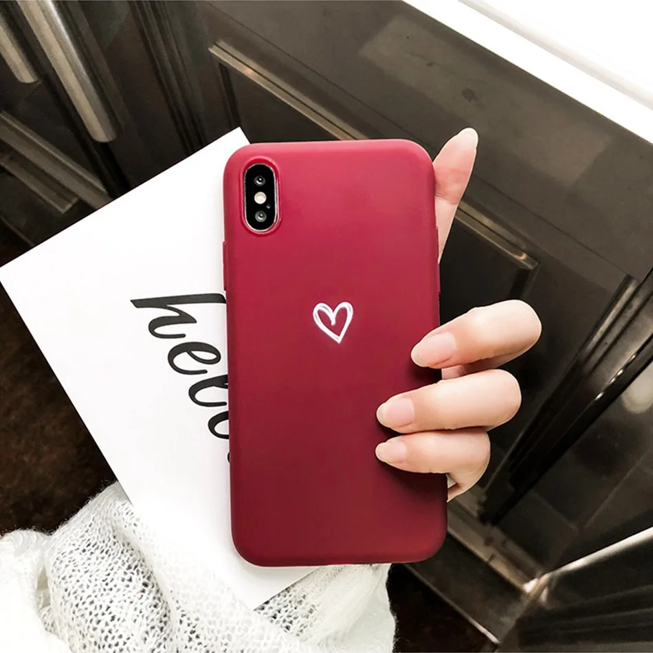 Love Heart Matte Soft TPU Silicone Shockproof Phone Case Cover For Meizu M3 M5 M5s M6 Note 9 Note9 A5 15 16 Plus Funda Coque |