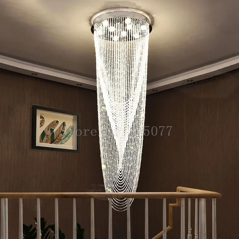 Светодиодные хрустальные люстры размеры 800 * h2800 мм|hotel crystal chandelier|led chandelierscrystal