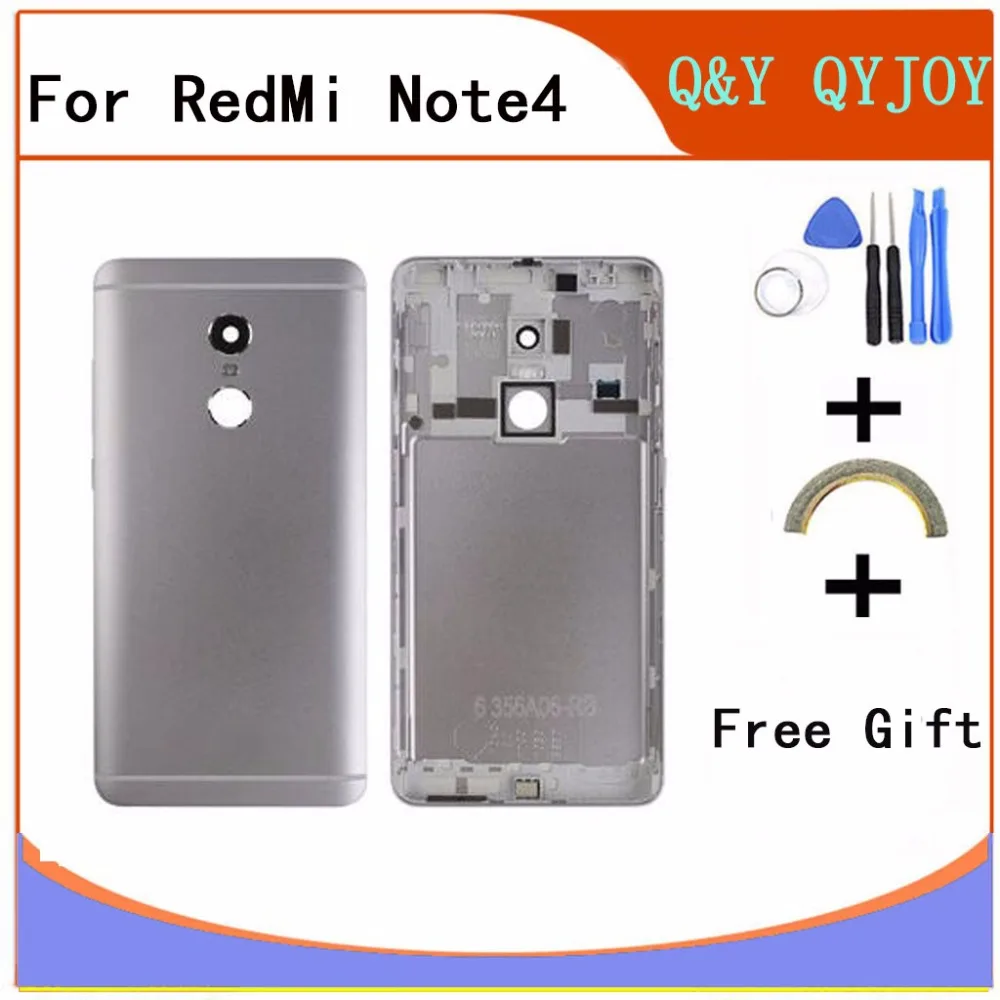 Задняя крышка батарейного отсека AAA для Redmi Note 4 задняя + Кнопки громкости кнопки
