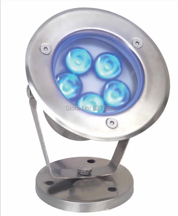 

5W LED Underwater Light 12V 110V 220V Rotary Underwater Floodlight IP68 Waterproof Outdoor Spotlight Pond Lamp 2PCs/Lot