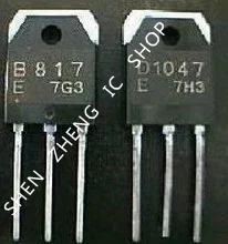 5 пар 2SD1047 2SB817 (D1047 B817) Силовые транзисторы|transistor power|transistor b817transistor d1047 |