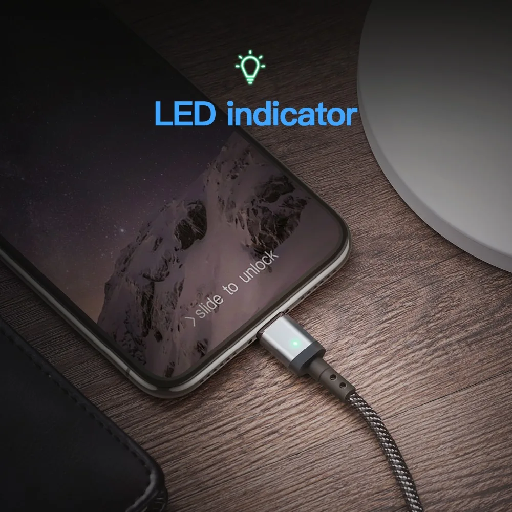 Магнитный кабель для iphone XR X Gourde Micro USB C type адаптер быстрой зарядки usb магнитное