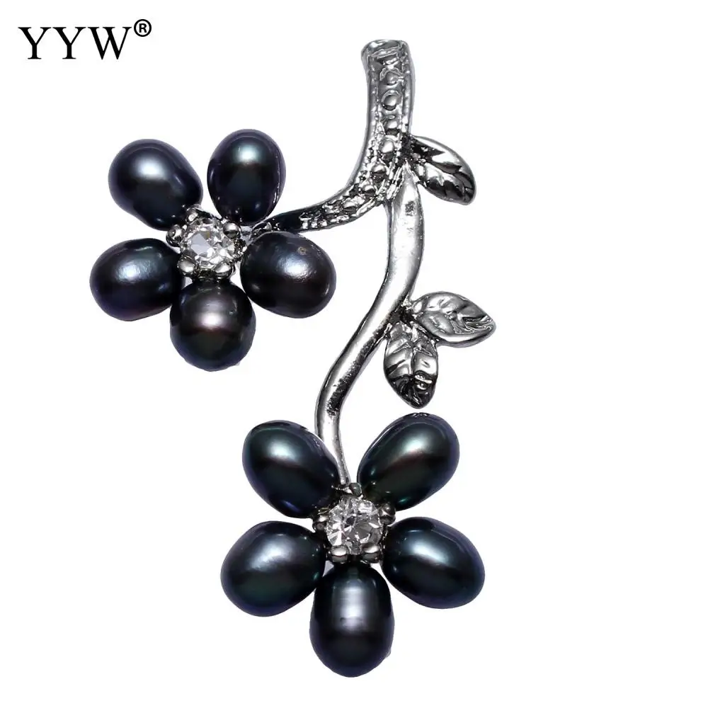 

Freshwater Pearl Pendants For Women Necklace Making Pearl Beads Flower Pendants For Female Jewelry Wedding Gifts Wholesale