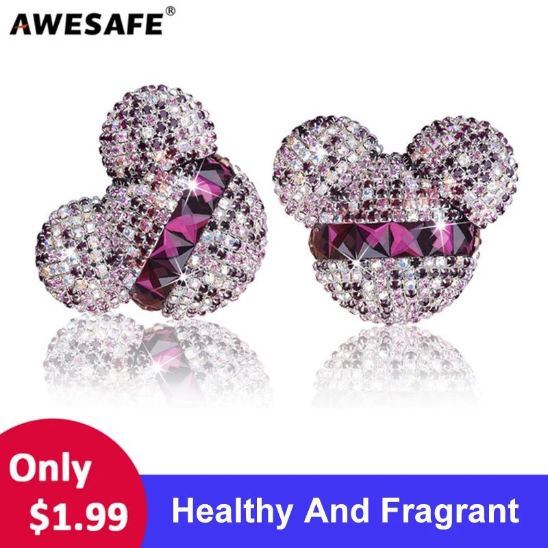 AWESAFE автомобильный Стайлинг духи Изысканный Алмазный освежитель воздуха