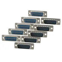 IMC горячий 10 шт DB15 15 Pin штекер Jack адаптер разъем припоя