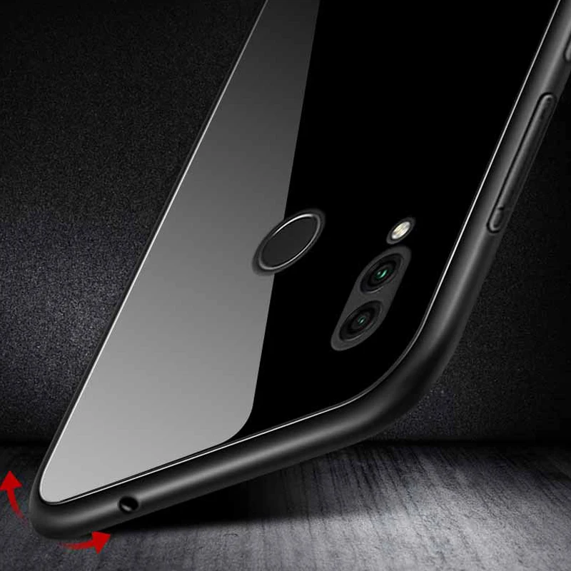 YUETUO ТПУ закаленное стекло для телефона чехол huawei honor 8x8 x 8x max 8xmax силиконовые