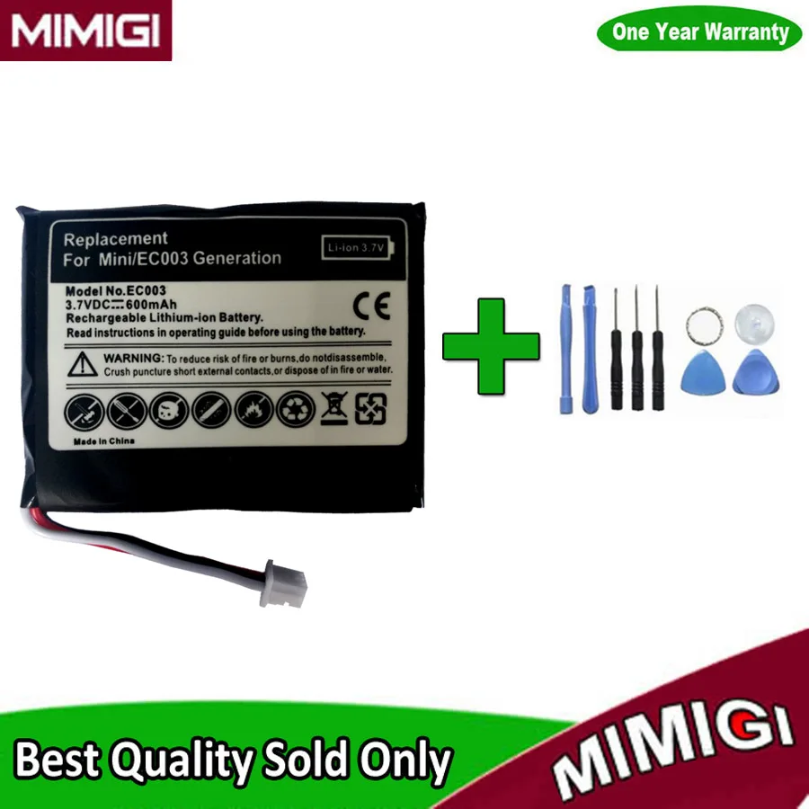 Набор инструментов + оригинальная запасная Батарея 600mAh для IPOD MINI EC003 EC007 4GB 1st 2nd Gen