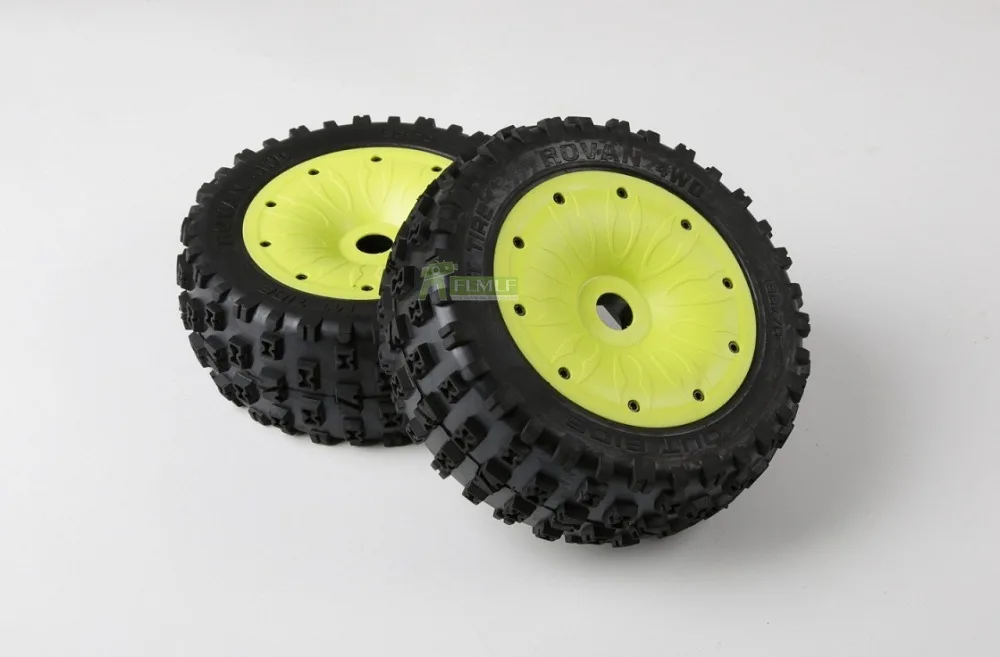 Шипованное колесо шины герметичные обода набор подходит для 1/5 Losi 5ive T Rovan LT Kingmotor X2