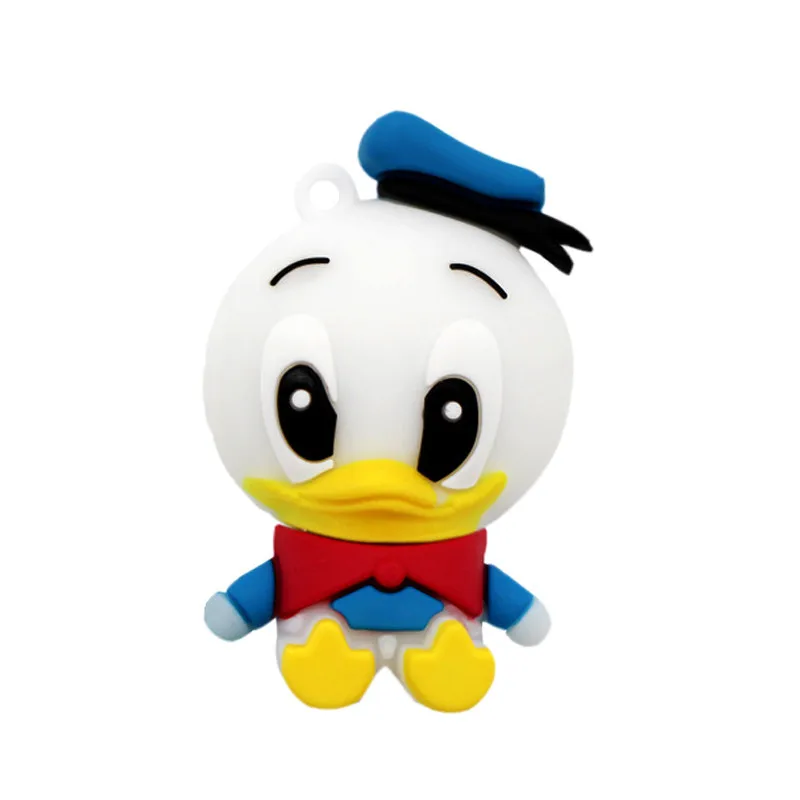 Флеш накопитель для курицы USB флеш Дональд Дак Флешка 8 ГБ 4 16 карта 32 Гб 64