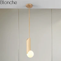 post modern gold pendant lights nordic glass hanging lamp for home decor bedroom loft industrial droplight fixtures luminaire