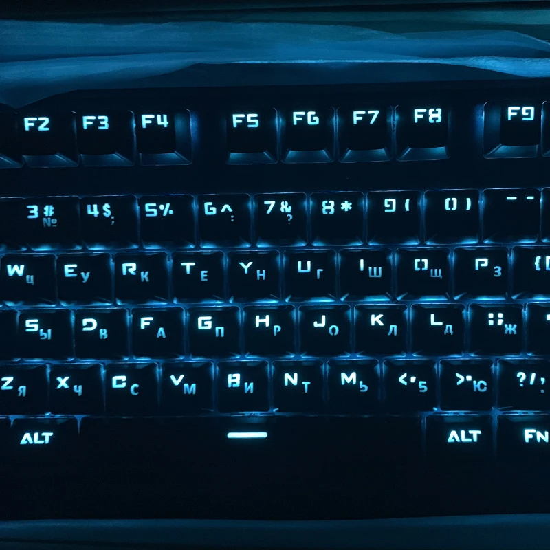 

2019 Motospeed CK95 Mechanical Keyboard 104 keys Blue/Red Switch Russian LED Backlit PUBG Gaming Keyboard for FPS LOL Gamer