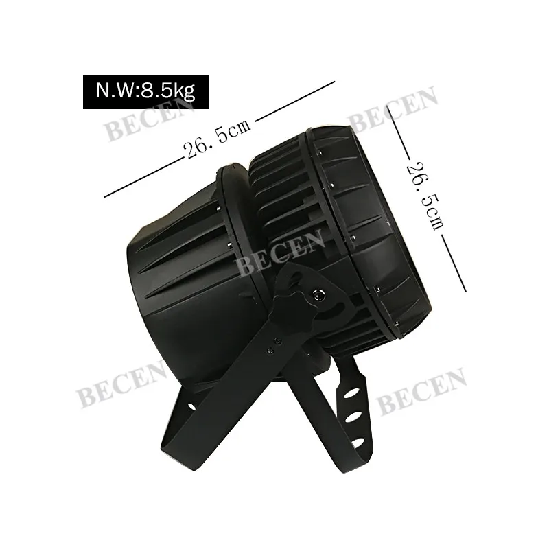 Наружный 18x18 W 6в1 Zoom par light RGBWA UV светодиод сценический par-прожектор 10-60 градусов 4 шт