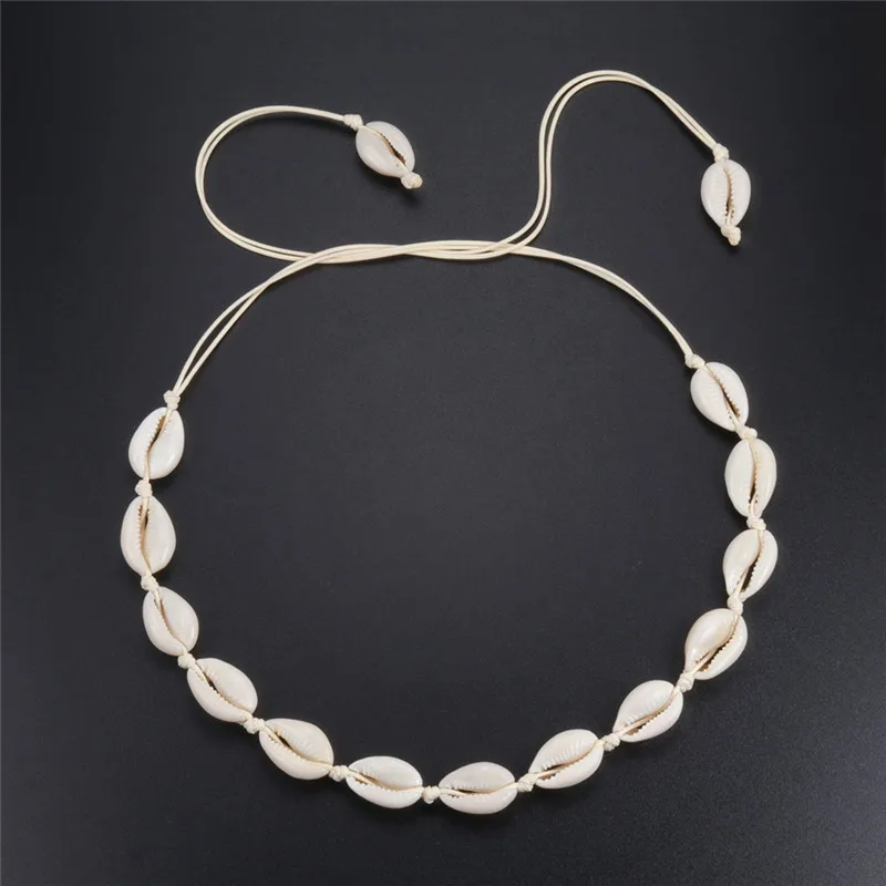 hot Fashion Shell femme Necklace Natural Shells Necklaces For Women Choker Seashell Jewelry Summer Beach Gifts DIY customization | Украшения