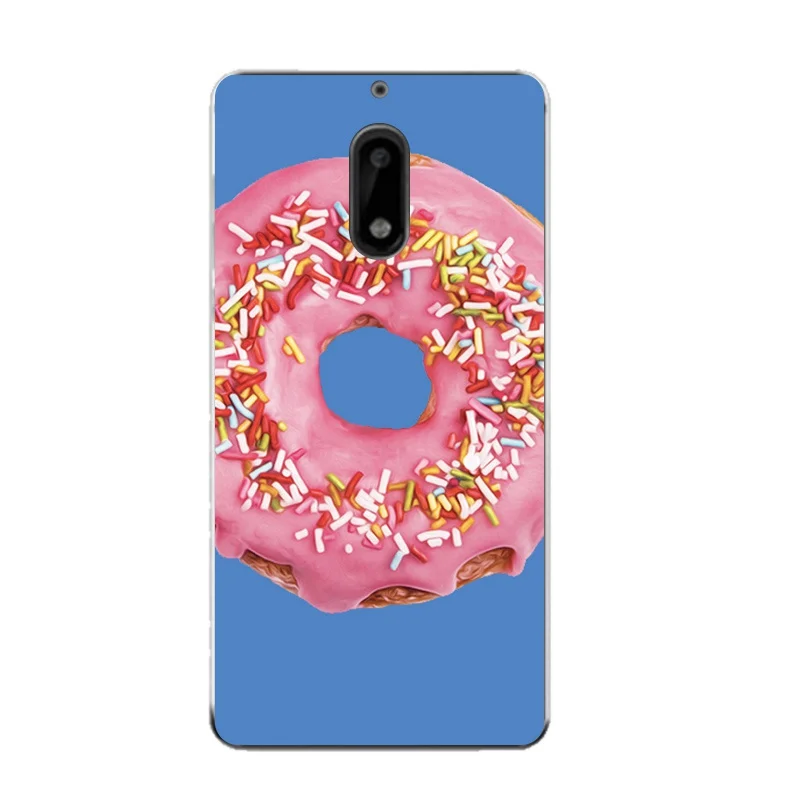 Мягкий прозрачный чехол из ТПУ для Nokia3 5 6 8 N540 N640 N535 N830 Starry Icecream Mountain Donuts бесплатная