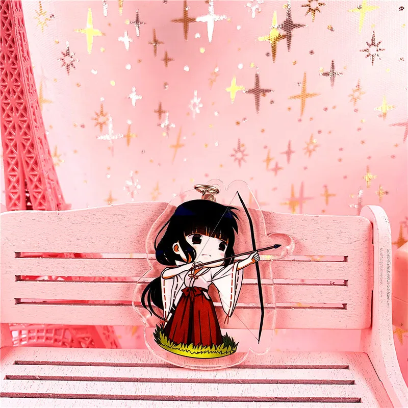 Аниме Inuyasha Sesshoumaru акриловая фигурка брелок украшение Коллекционная модель