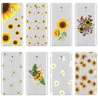 Силиконовый чехол для телефона Nokia 1, 2, 3, 5, 6, 8, Модный мягкий чехол с подсолнухами и цветами для Nokia 7 Plus, X6