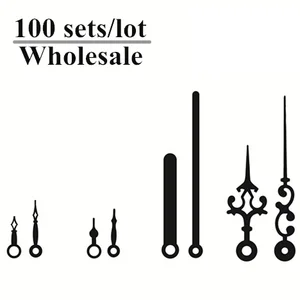 100 комплектов, настенные часы, аксессуары для рук, металлическая игла, указка, запчасти, минутный час, ручной набор, иглы, часы, домашний декор, акция