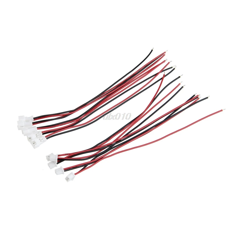20 шт. Micro JST PH 1 25 2 контактный Штекерный разъем с проводными кабелями CP July оптовая