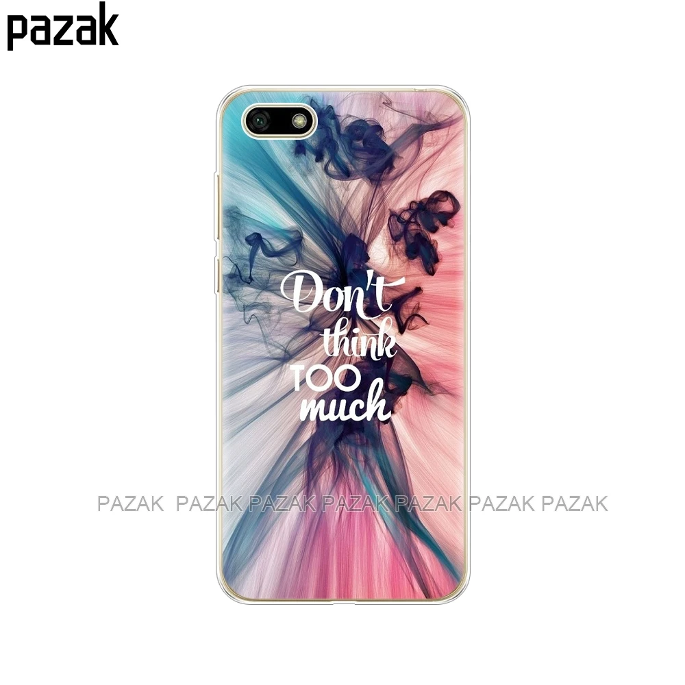 34500 Силиконовый чехол для телефона Huawei Honor 7A, 5,45 дюйма, чехлы, мягкий ТПУ чехол для телефона Huawei Honor 7A 7 A DUA L22, русская версия - Цвет: 34500