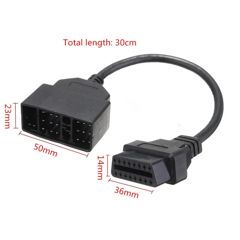 Mosunx 22 штифта OBD1 до 16 Pin OBD2 конвертер Кабель адаптер для TOYOTA диагностический сканер
