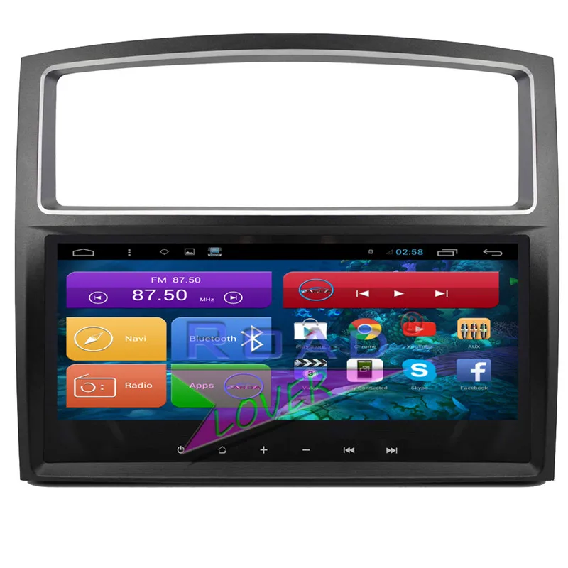 Roadlover Android 6 0 Автомобильный ПК GPS навигатор плеер радио для Mitsubishi Pajero 2007 стерео
