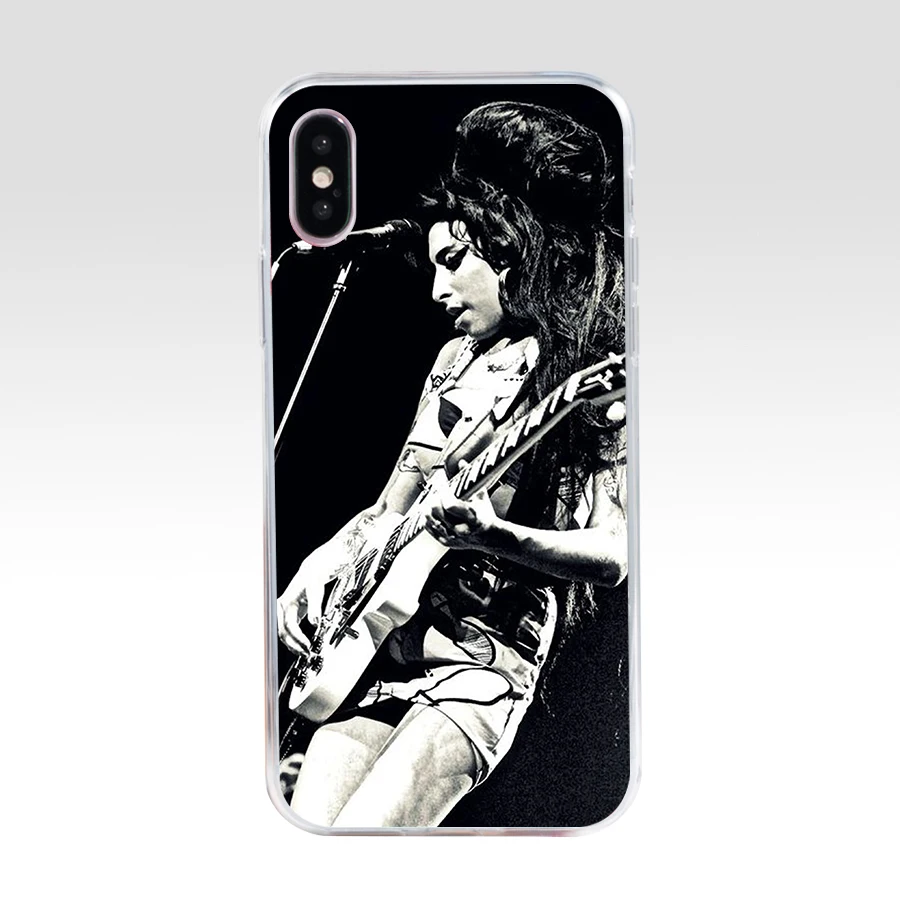 219AQ amy winehouse 2 мягкий силиконовый чехол для телефона из ТПУ iphone 5 5s se X XR XS Max |