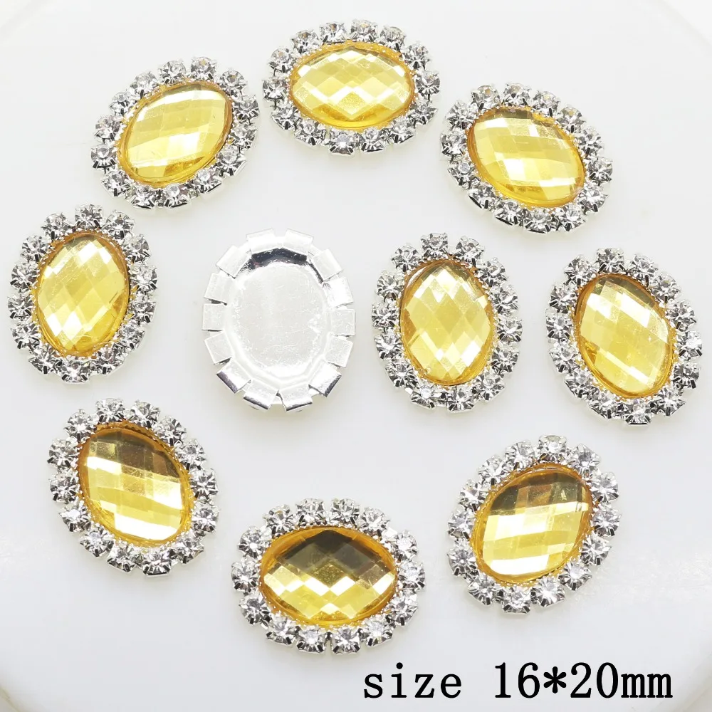 Мм Новые Горячие 10 компл. тов 16*20 мм Овальный Diy ювелирные аксессуары горный