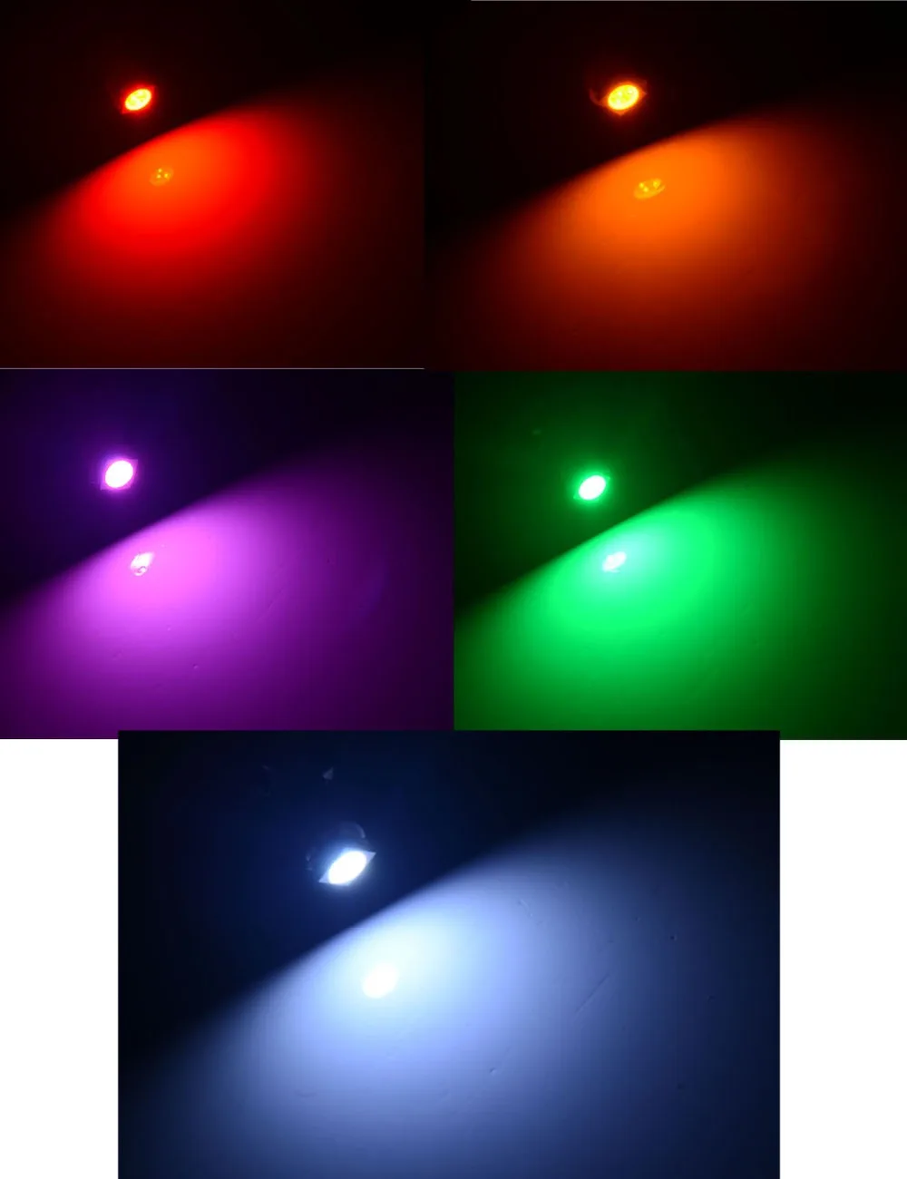 TRICOLOUR 500x T5 5050 1 SMD СВЕТОДИОДНЫЙ Клин для лампочек база приборных панелей
