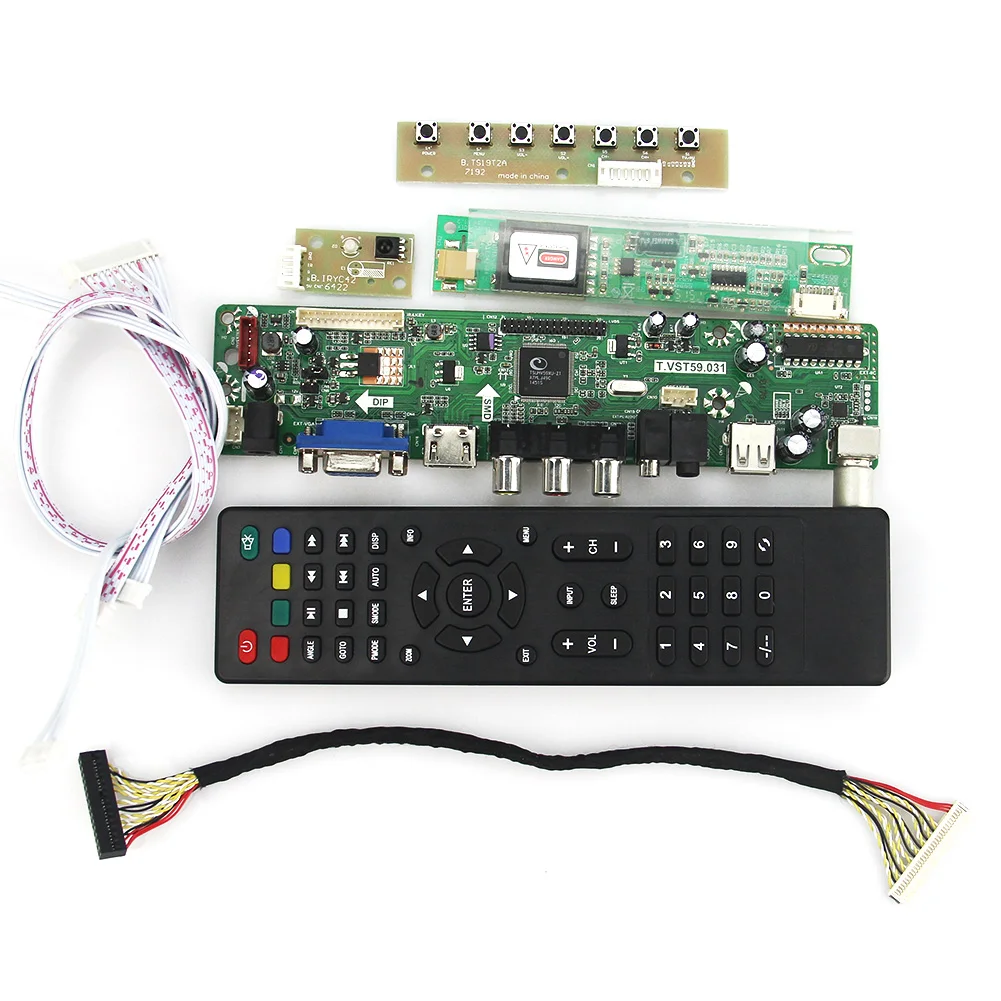 

Плата драйвера ЖК/светодиодного контроллера T.VST59.03 для LTM220MT05 (TV + HDMI + VGA + CVBS + USB), LVDS повторное использование ноутбука 1680x1050