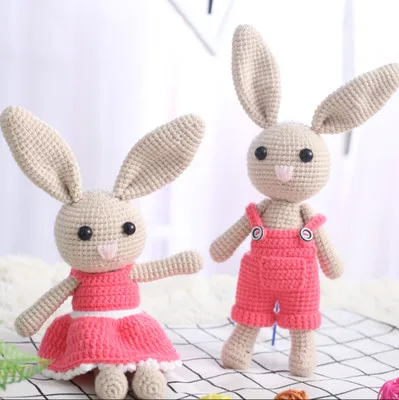 2pcs Ручной работы diy Вязание Шерсть плюшевые не Готовые Игрушки крючком кулон "фонарь" с ткацкими инструментами - Цвет: 2pcs