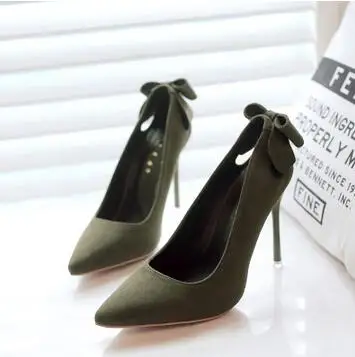 Новинка 2017 года сезон весна осень пикантные модные тонкие замшевые туфли с