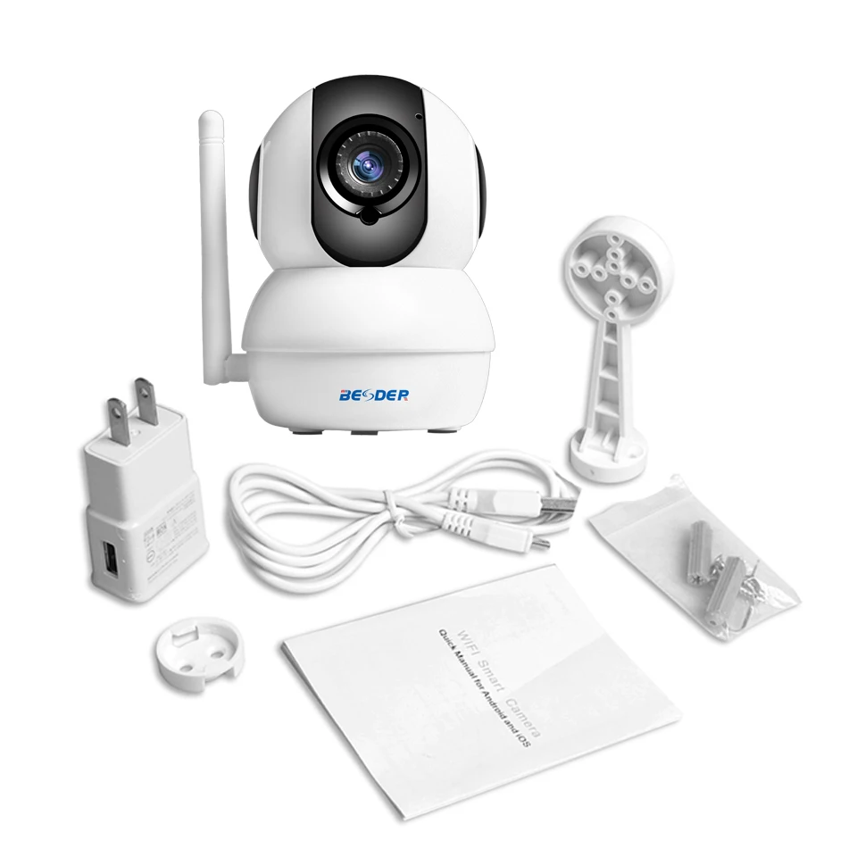 Умная мини IP камера BESDER с функцией панорамирования/наклона Wi Fi 1080P|Камеры