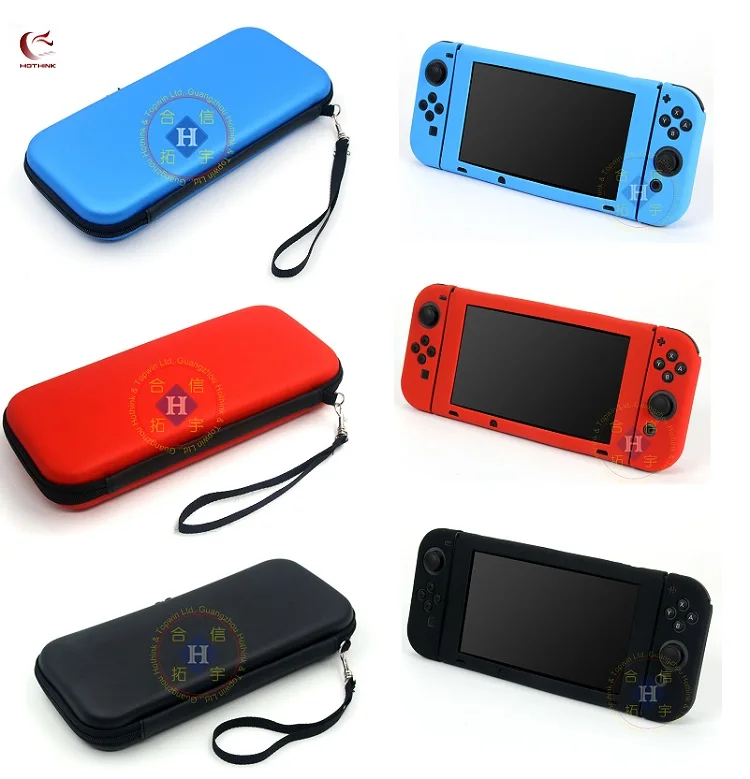 

Сумка для хранения HOTHINK EVA, чехол + силиконовый чехол JOY CON для Nintendo Switch NS Nintendo switch