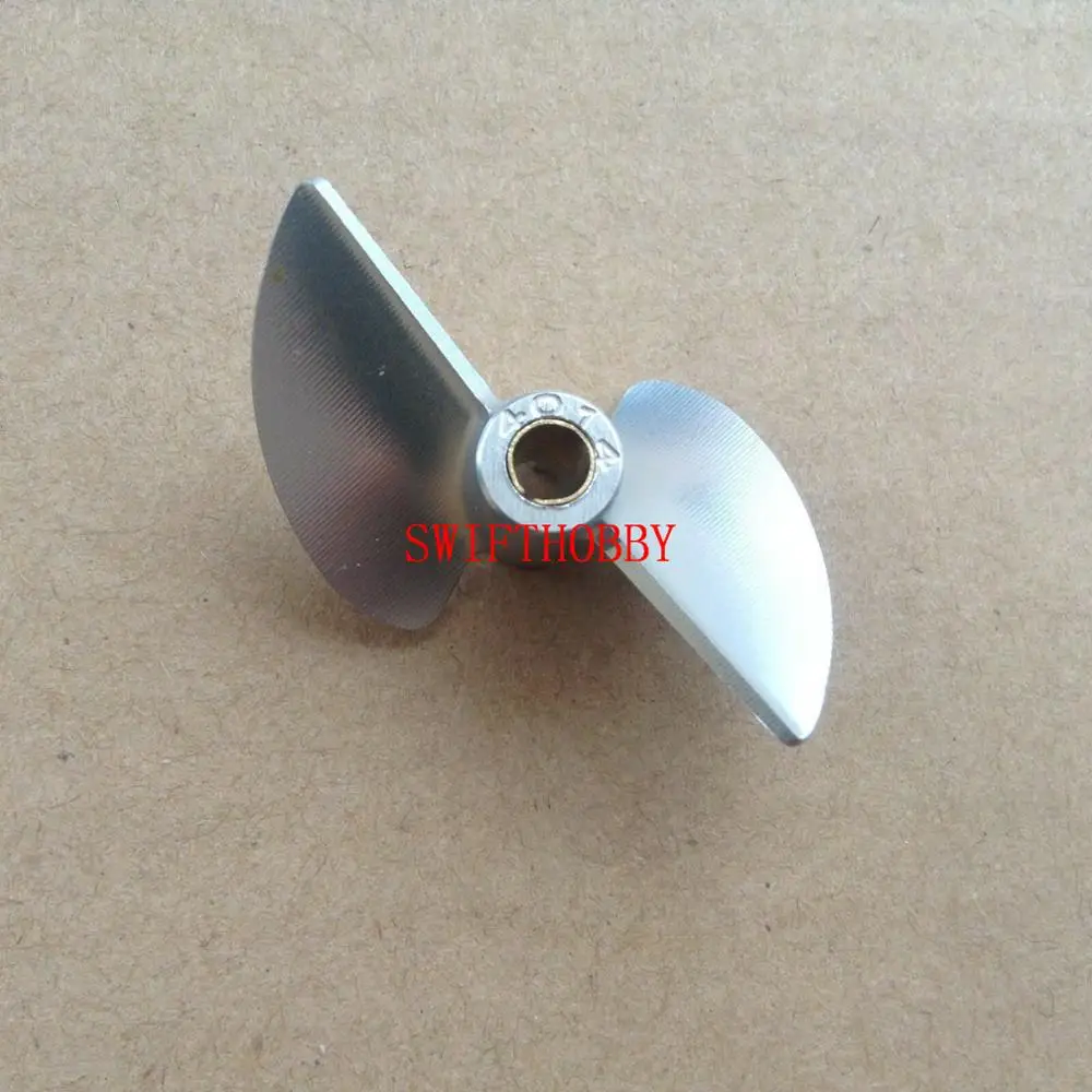 2 blade 440 CNC alu propeller dia 40mm pitch 1.4p for 4mm shaft rc boat | Игрушки и хобби