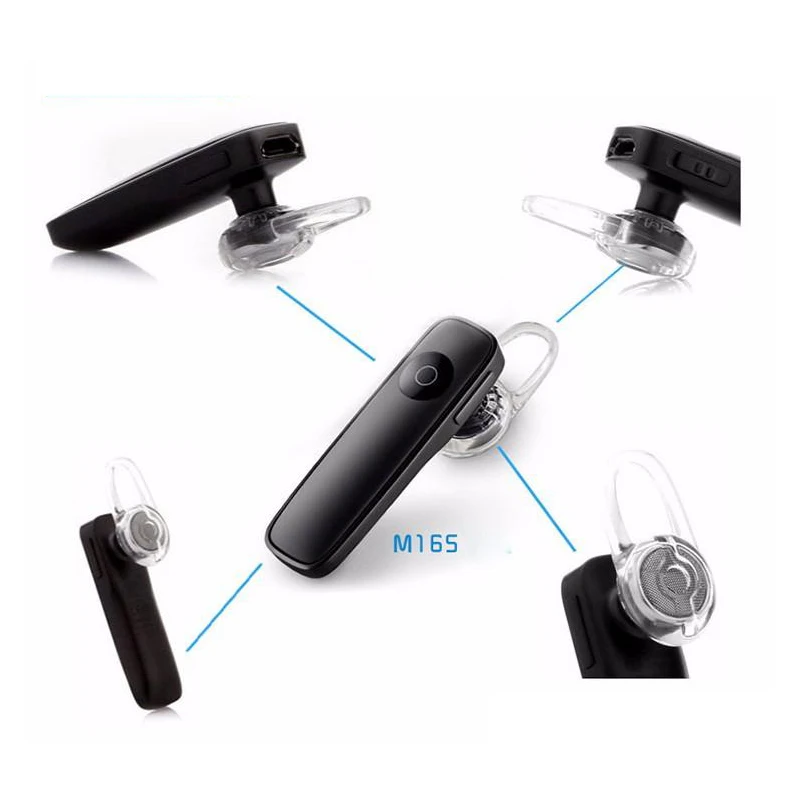 M165 гарнитура bluetooth наушники Мини Белый V4.1 беспроводной handfree Универсальный для