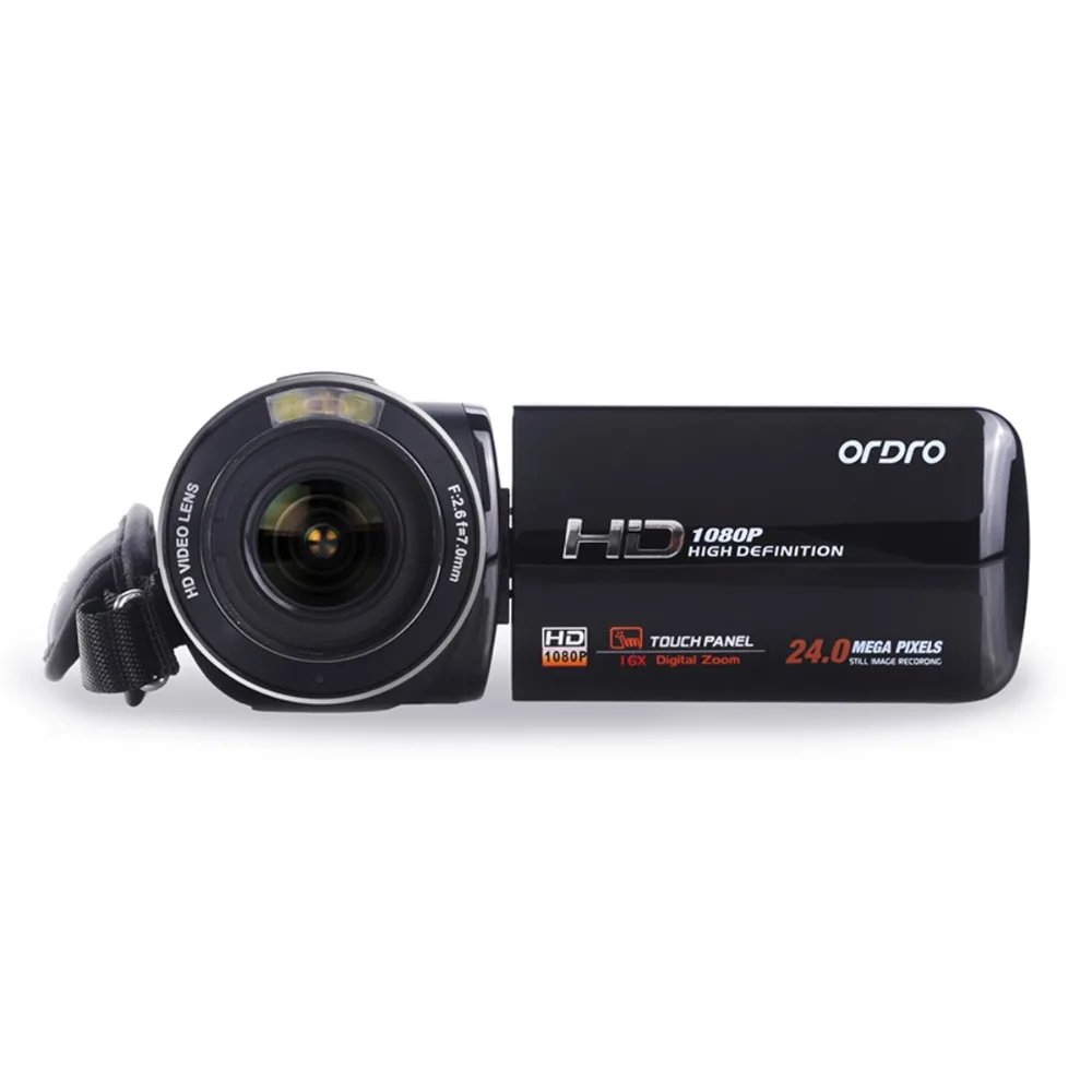 Ordro HDV Z8 16X цифровая камера 3 0 дюймов сенсорный экран 24 МП профессиональная