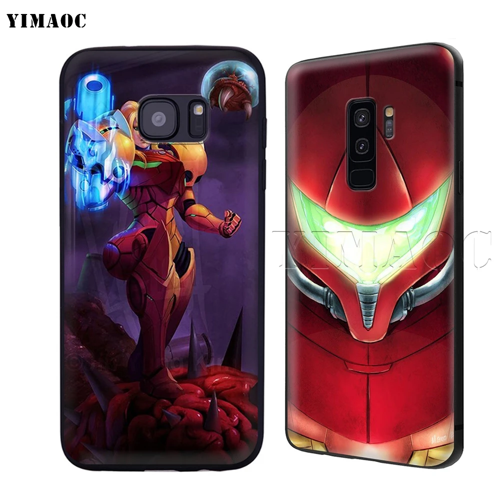 YIMAOC Samus Aran Metroid Case for Samsung Galaxy A7 A8 A9 A10 A20 A30 A40 A50 A70 M10 M20 M30 S10e J6 Plus | Мобильные телефоны и
