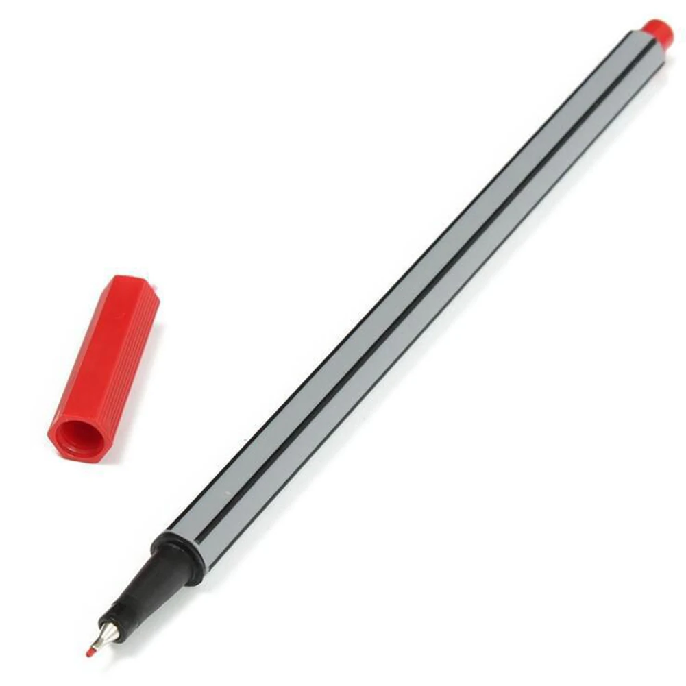 24 цвета гладкое Рисование маркером художественные принадлежности эскиз ручка цвета воды тонкая линия 0,4 мм кончик школьные офисные канцелярские принадлежности