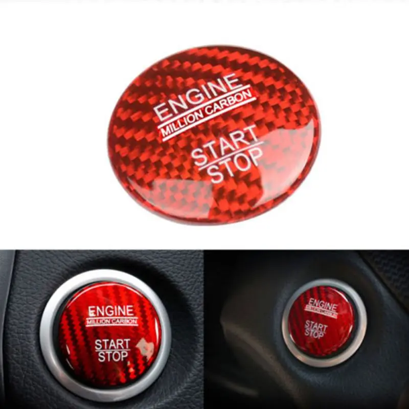 Автомобильный двигатель старт стоп зажигание кольцо для ключей наклейка из