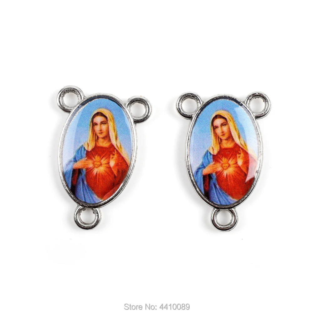 Католические Четки центр аксессуар 5 шт много цветов Святого фигурки Jeuse Mary Fatima
