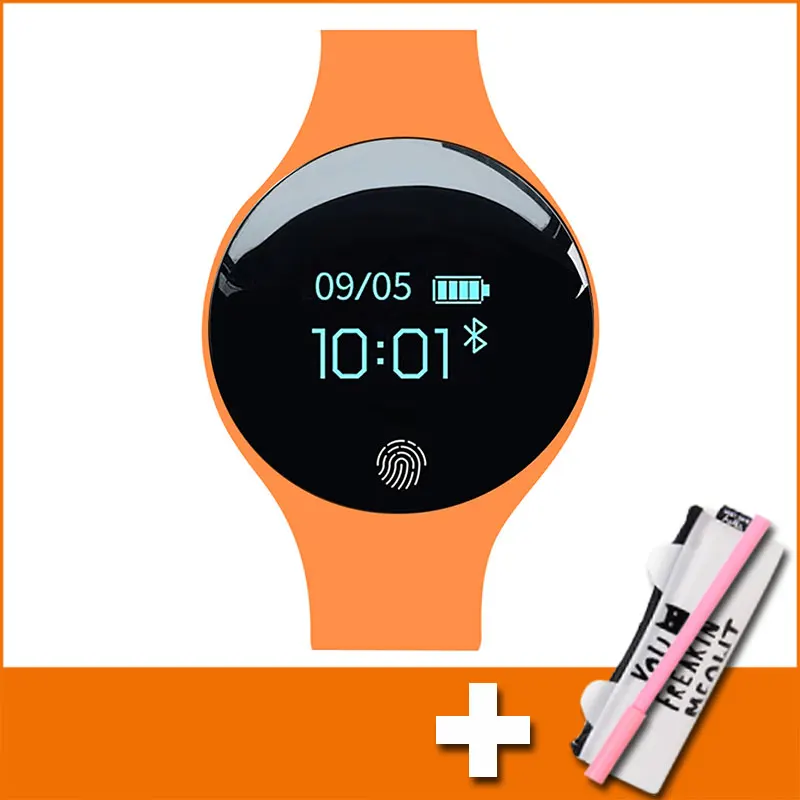 orange with gift Новые спортивные часы для детей, детские часы для девочек и мальчиков, наручные часы, электронный светодиодный цифровой наручные часы, детские часы с подарками - Цвет: orange with gift
