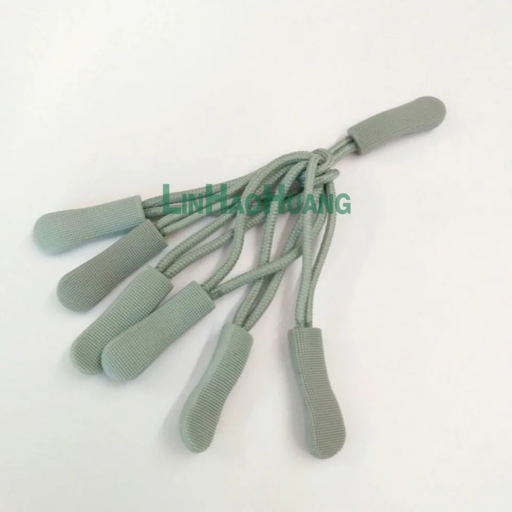

100pcs/1lot slip-resistant grey silicon zipper puller plastic puller for apparel luggage bag sportwear free shipping 2015111004