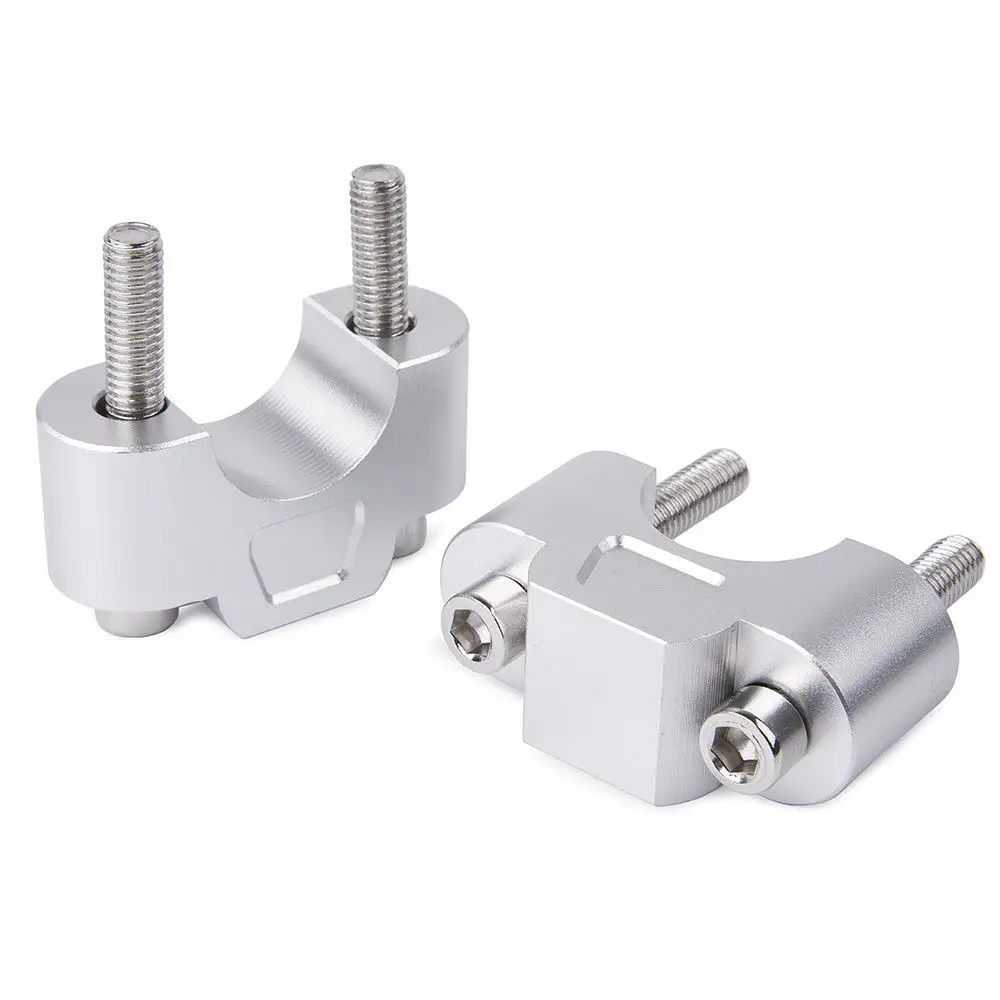2Pcs Aluminum Motorcycle 28mm Handlebar Riser Handle Bar Clamp For Honda Xadv X-ADV X ADV 750 XADV750- Handlebar Raiser