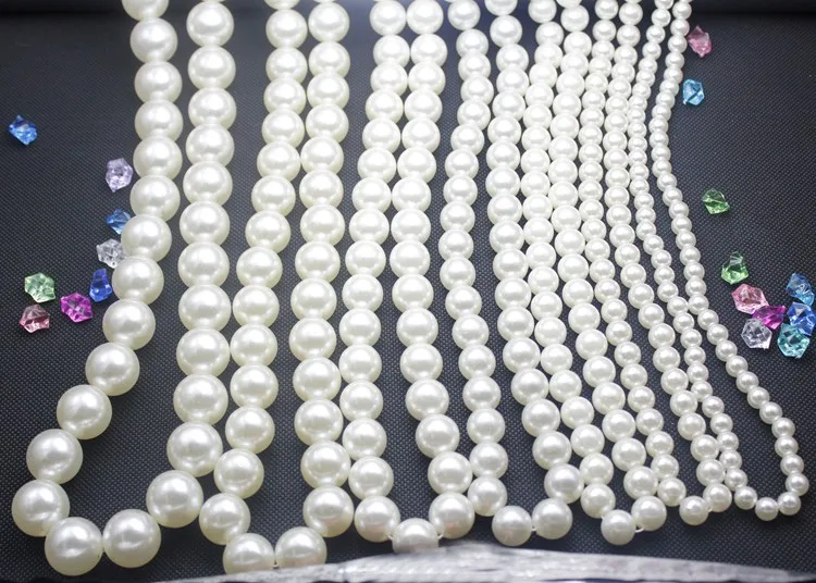 Качественный жемчуг 400 шт в партии 3 мм круглые акриловые жемчужные бусины