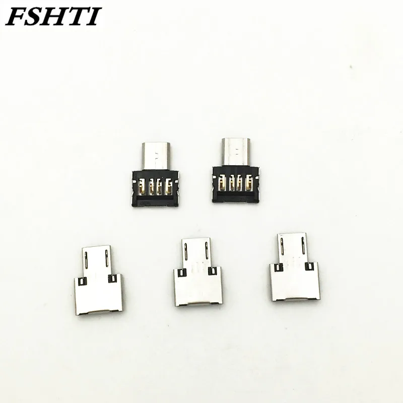 5 шт./лот протестированный мини микро USB к разъему OTG кабель адаптер для флэш